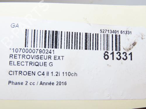 left-mirror-citroen-c4-ii-nc_-2009-38737302 main image