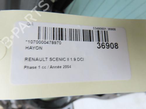 Tailgate RENAULT SCÉNIC II (JM0/1_) 1.9 dCi (JM0G, JM12, JM1G, JM2C) | BP28969185C6 