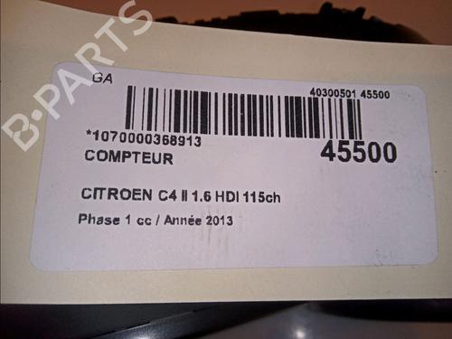 Used Instrument cluster CITROËN C4 II (NC_) 1.6 HDi 115 (114 hp) 11876562