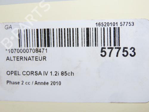 Alternator OPEL CORSA D (S07) 1.2 (L08, L68) | BP32377301M7