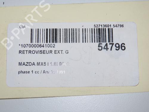 Specchietto retrovisore sinistro MAZDA MX-5 I (NA) 1.6 (NA6C) (115 hp) 32277470