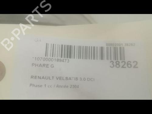 Venstre forlygte RENAULT VEL SATIS (BJ0_) 3.0 dCi (BJ0J, BJ0N) (177 hp) 23177759