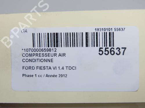 AC compressor FORD FIESTA VI (CB1, CCN) 1.4 TDCi | BP33249607M34  - Image 9