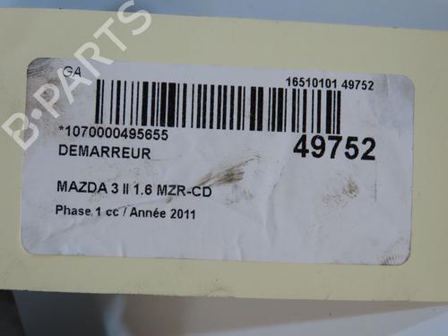 Starter MAZDA 3 (BL) 1.6 MZ-CD (BL14) | BP33444873M8 - Image 7