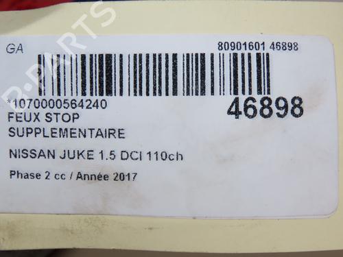 Third brake light NISSAN JUKE (F15) 1.5 dCi | BP19725625L11 