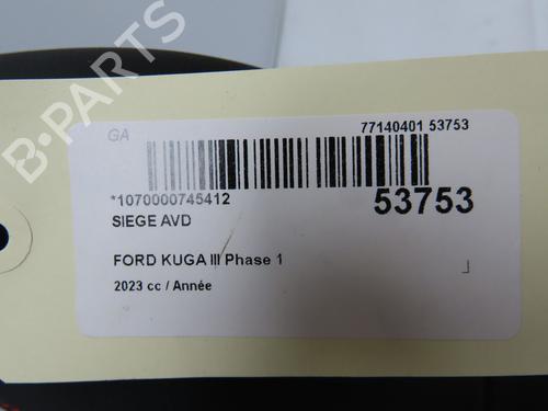 Used Right front seat Right front seat FORD KUGA III (DFK) 2.5 Hybrid Flex (190 hp) 34176166 34176166