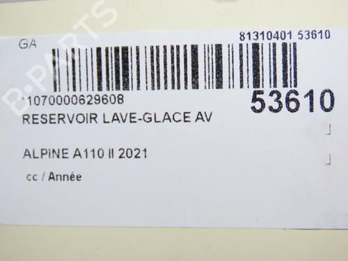 Sprinklertank ALPINE A110 II 1.8 S | BP36027977C113 - Image 4