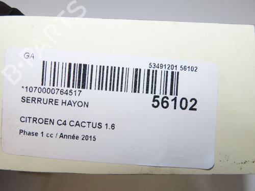 tailgate-lock-citroen-c4-cactus-2014-38100139 main image
