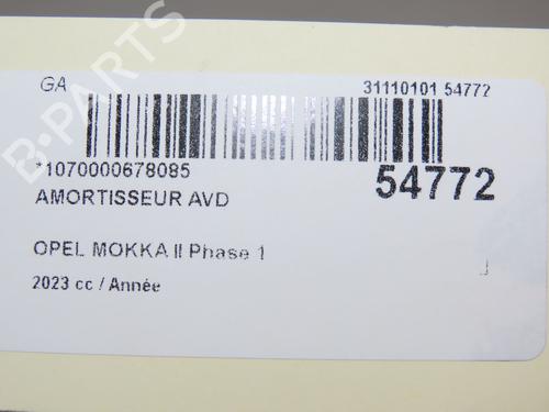 Right front shock absorber OPEL MOKKA 1.5 (76) | BP30164297M17