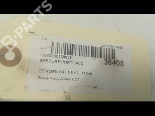 Front right lock CITROËN C4 I (LC_) 1.6 HDi | BP9599635C97 