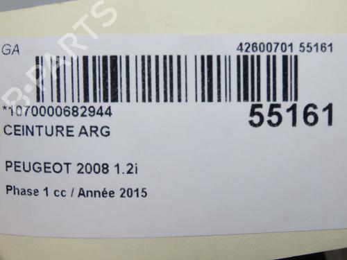 Used Rear left belt tensioner PEUGEOT 2008 I (CU_) 1.2 VTi (82 hp) 32100466