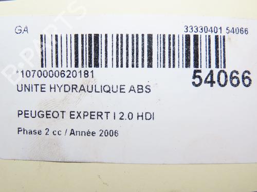 ABS pump PEUGEOT EXPERT Van (222) 2.0 HDI | BP28829982M43 