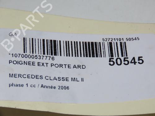 Rear right exterior door handle MERCEDES-BENZ M-CLASS (W164) ML 320 CDI 4-matic (164.122) | BP18415159C130 