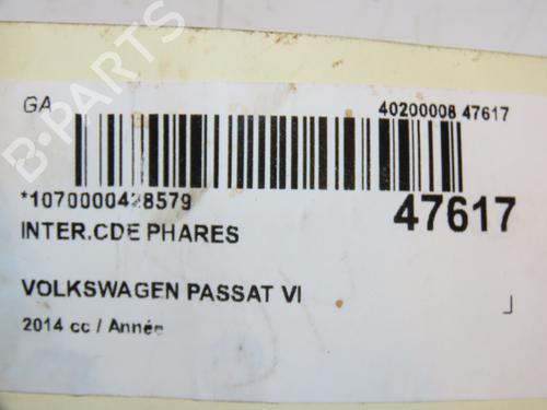 Used Headlight switch Headlight switch VW PASSAT B7 (362) 2.0 TDI 4motion (177 hp) 16781374 16781374