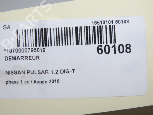starter-nissan-pulsar-hatchback-c13-2014-38023697 main image