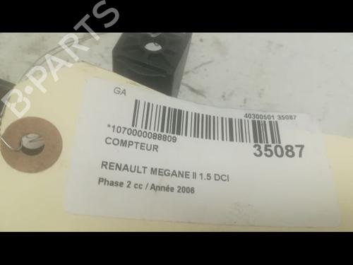 Instrument cluster RENAULT MEGANE II (BM0/1_, CM0/1_) 1.5 dCi (BM1E, CM1E) | BP9596746C47 