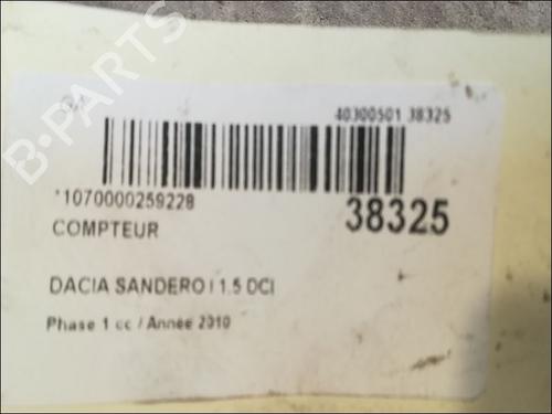 instrument-cluster-dacia-sandero-15-dci-248106349r-2008-9610852 main image