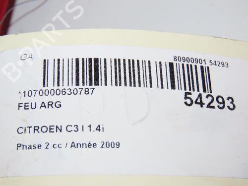 Venstre baglygte CITROËN C3 I (FC_, FN_) 1.4 i (73 hp) 28832829