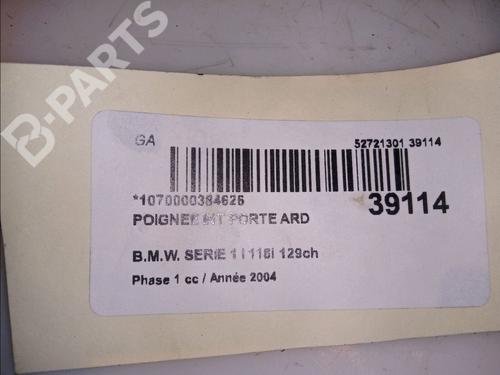 Høyre bak invendig håndtak BMW 1 (E87) 118 d | BP11103247I16 