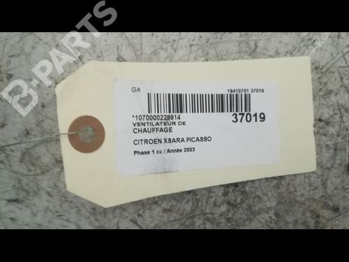 Heater blower motor CITROËN XSARA PICASSO (N68) 2.0 HDi | BP9607473M62 