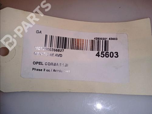 Front right belt tensioner OPEL CORSA B (S93) 1.2 i 16V (F08, F68, M68) | BP11101639C88 