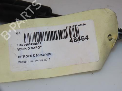 Hood lift support CITROËN DS5 2.0 HDi 200 Hybrid4 All-wheel Drive | BP16740850C139 