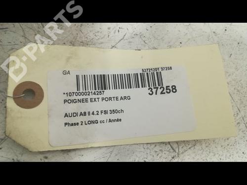 Venstre bak utvendig håndtak AUDI A8 D3 (4E2, 4E8) 4.2 FSI quattro | BP9605652C130 