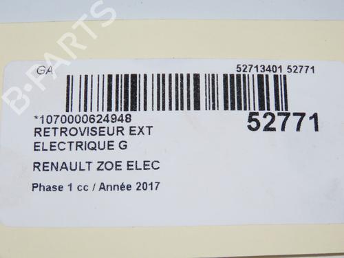 Left mirror RENAULT ZOE (BFM_) Electric (BFME) | BP33032194C26 - Image 3