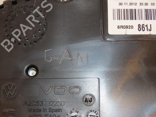 Instrument cluster VW POLO V (6R1, 6C1) 1.2 TDI | BP16572822C47 