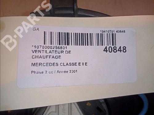 Heater blower motor MERCEDES-BENZ E-CLASS (W210) E 220 CDI (210.006) | BP11099525M62 