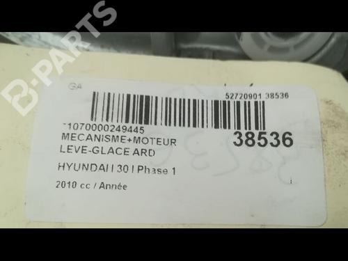 Rear right window mechanism HYUNDAI i30 (FD) 1.6 CRDi | BP9609634C25 
