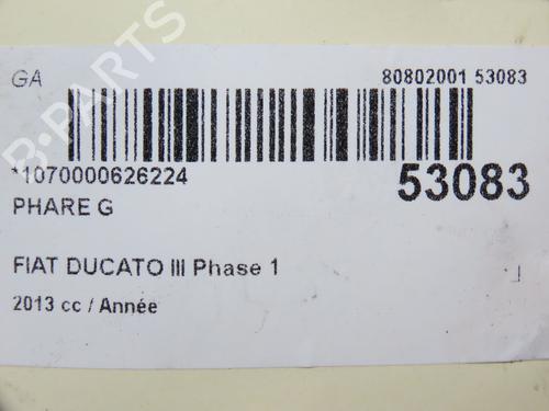 Left headlight FIAT DUCATO Van (250_) 115 Multijet 2,0 D | BP28969464C28