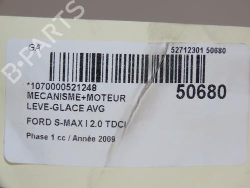 Front left window mechanism FORD S-MAX (WA6) 2.0 TDCi | BP18709831C22