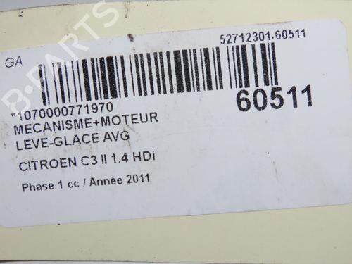 Front left window mechanism CITROËN C3 II (SC_) 1.4 HDi 70 (SC8HZC, SC8HR0, SC8HP4) | BP40110707C22 - Image 4