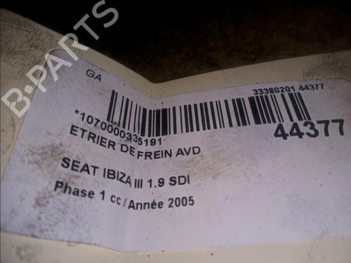Right front brake caliper SEAT IBIZA III (6L1) 1.9 SDI | BP14877644M104 