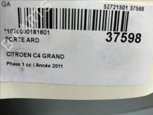 Right rear door CITROËN C4 Grand Picasso I (UA_) 1.6 HDi 110 | BP19701548C5 