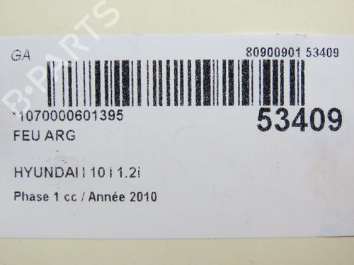 Used Left taillight Left taillight HYUNDAI i10 I (PA) 1.2 (78 hp) 28832807 28832807