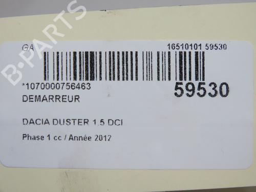 Starter DACIA DUSTER (HS_) 1.5 dCi (HSMC) | BP36310360M8 - Image 4