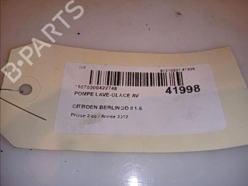 Washer pump CITROËN BERLINGO MULTISPACE (B9) 1.6 HDi 90 | BP14881560E24 
