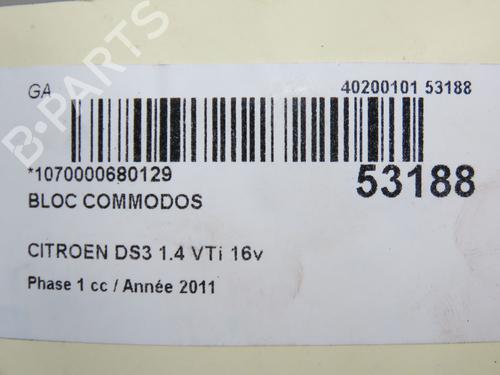 Used Steering column stalk CITROËN DS3 (SA_) 1.4 VTi 95 (95 hp) 30955808