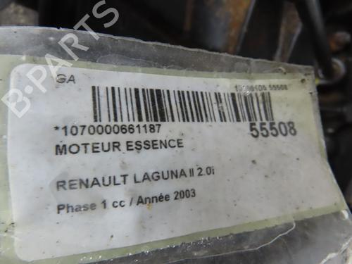 Motor Motor RENAULT LAGUNA II (BG0/1_) 2.0 16V (BG00, BG0K, BG0P, BG0W) (135 hp) 33836376 33836376