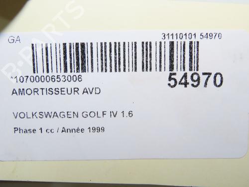 Høyre foran støtdemper VW GOLF IV (1J1) 1.6 (100 hp) 31274345