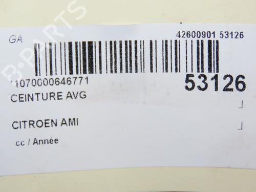Front left seatbelt CITROËN AMI (9A_) Electric (9AZ2CA) | BP36494714I26 - Image 6