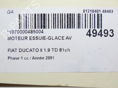 Used Front wiper motor FIAT DUCATO Van (230_) 1.9 TD (90 hp) 28832972