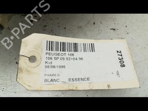 Used Left headlight PEUGEOT 106 I (1A, 1C) [1991-1996]  23177702
