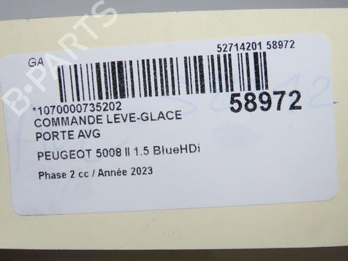 Left front window switch PEUGEOT 5008 II (MC_, MJ_, MR_, M4_) 1.5 BlueHDi 130 (MCYHZJ, MCYHZR, MCYHZX) | BP34048973I27 - Image 6
