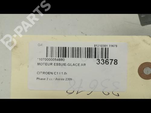 Rear wiper motor CITROËN C1 (PM_, PN_) 1.0 | BP9596731M102 