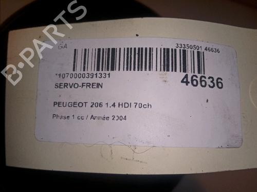 Used Servo brake PEUGEOT 206 Hatchback (2A/C) 1.4 HDi eco 70 (68 hp) 11100589