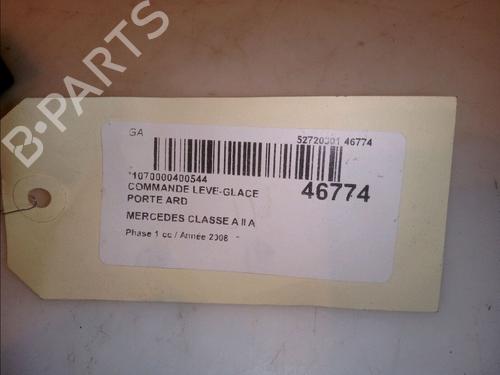 Right rear window switch MERCEDES-BENZ A-CLASS (W169) A 180 CDI (169.007, 169.307) | BP14951604I28 