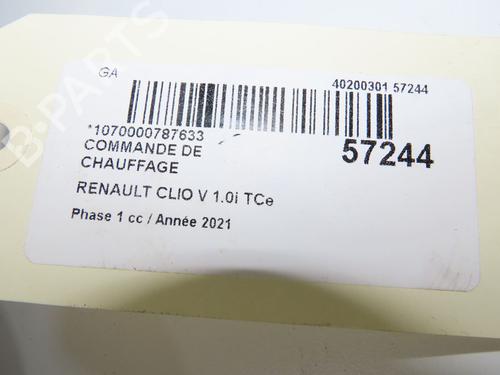 Climate control RENAULT CLIO V (B7_) 1.0 TCe 90 (B7MT) | BP38256234I5 - Image 5